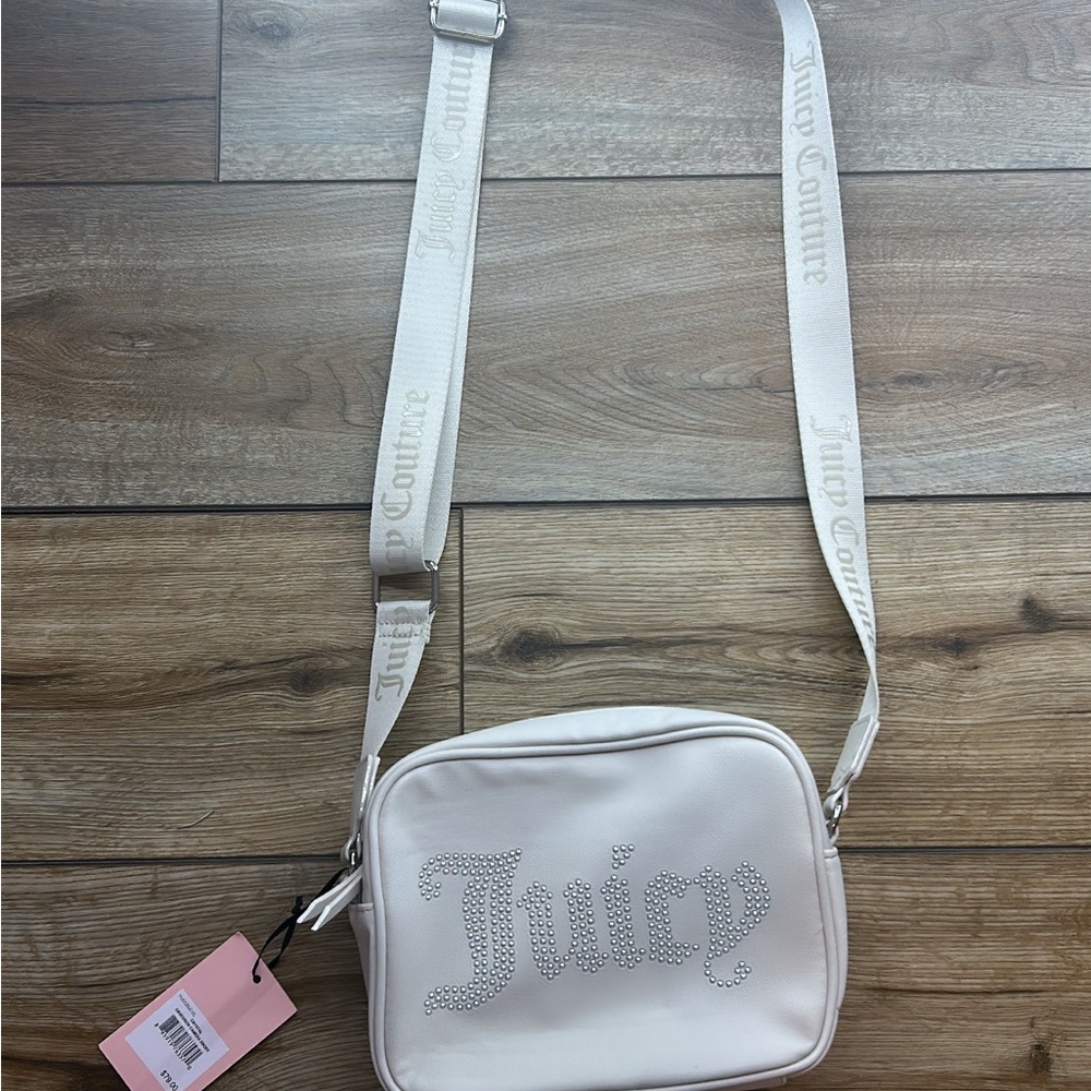 Juicy Couture Cream Crossbody Bag